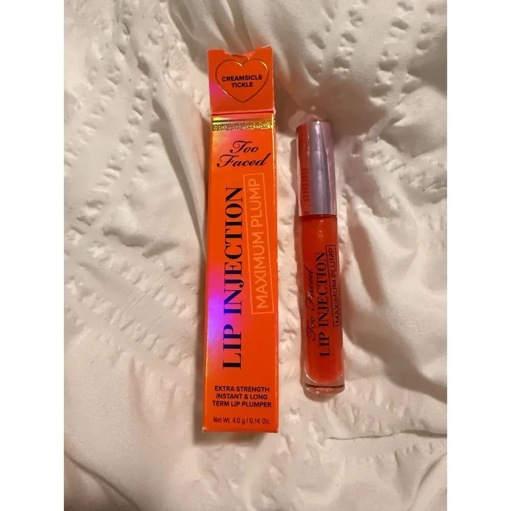 NIB Too Faced Lip Injection Maximum Plump Extra Strength Hydrating Lip Gloss